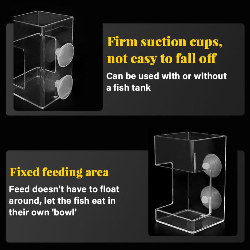 Anneau et plateau d'alimentation pour aquarium!