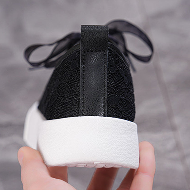 50% de réduction🔥Mocassins à lacets à fleurs respirantes pour femmes
