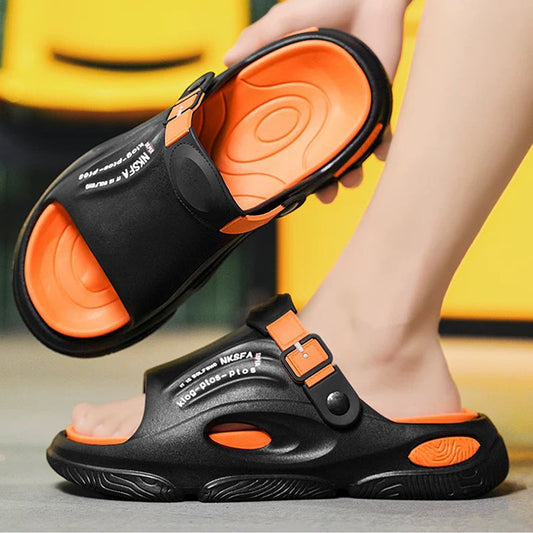 🔥Pantoufles à double usage antidérapantes pour hommes et sportifs d'extérieur