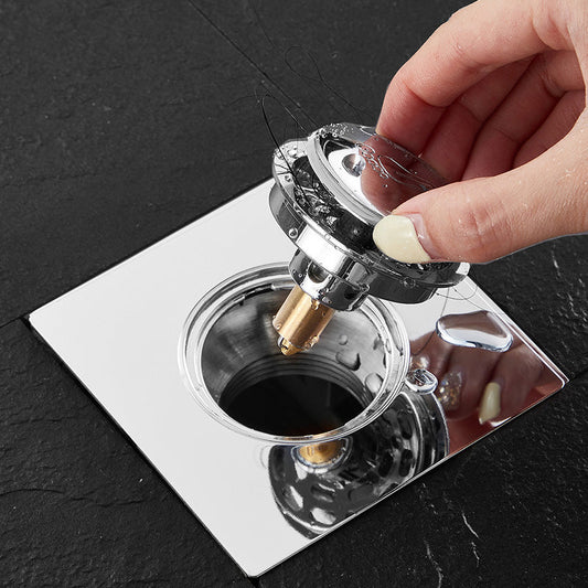 💧Grille de siphon de douche avec ressort