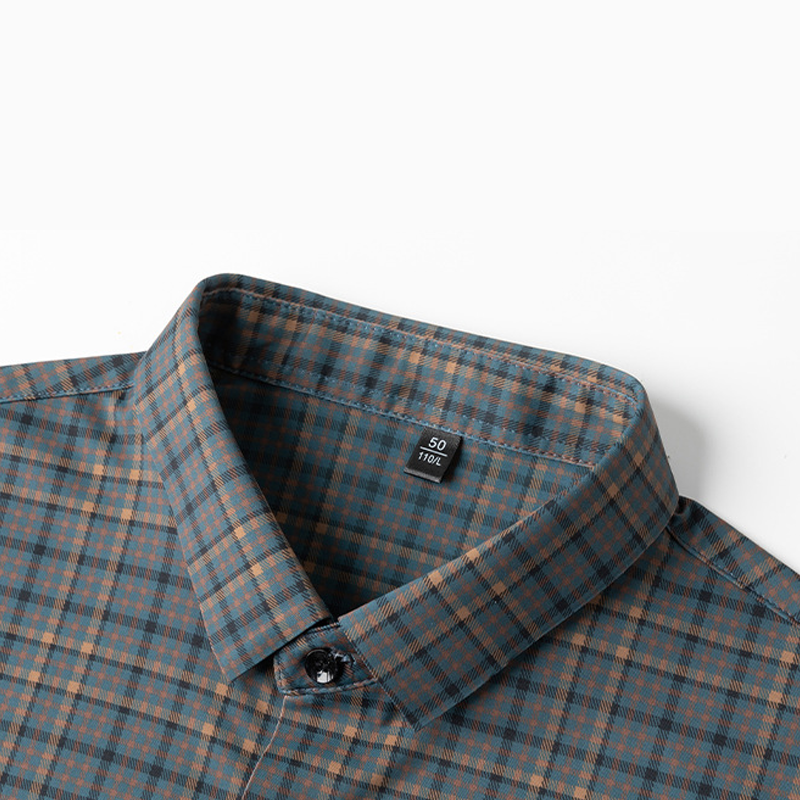 ✅2025 New 🎁 Chemise à manches courtes à carreaux pour hommes - à la mode et confortable