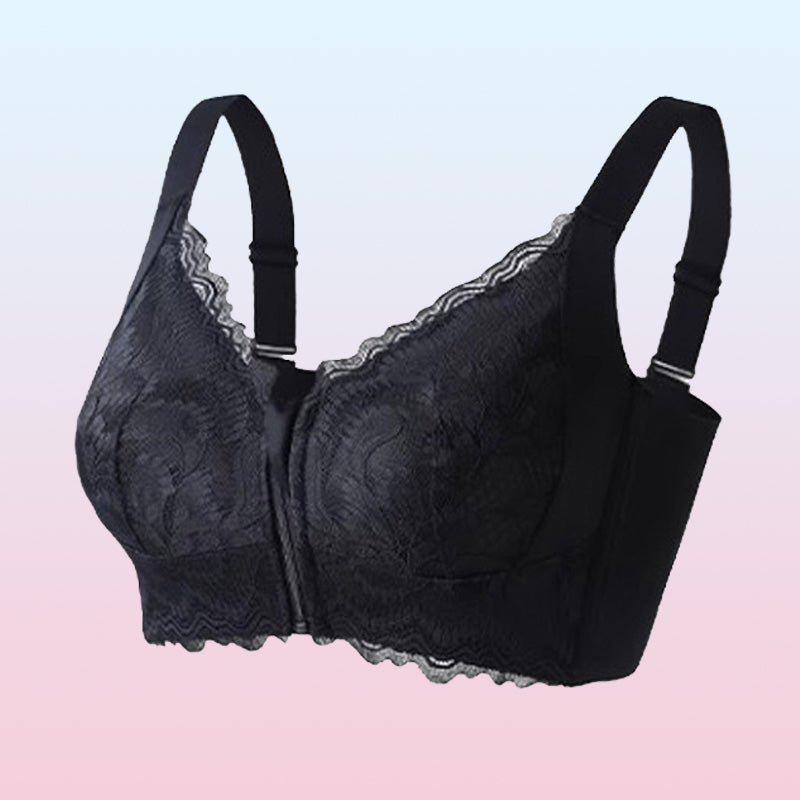 ✨Achetez-en 1 obtenez-en 1💞Soutien-gorge ultra souple avec fermeture éclair à l'avant et sans armatures