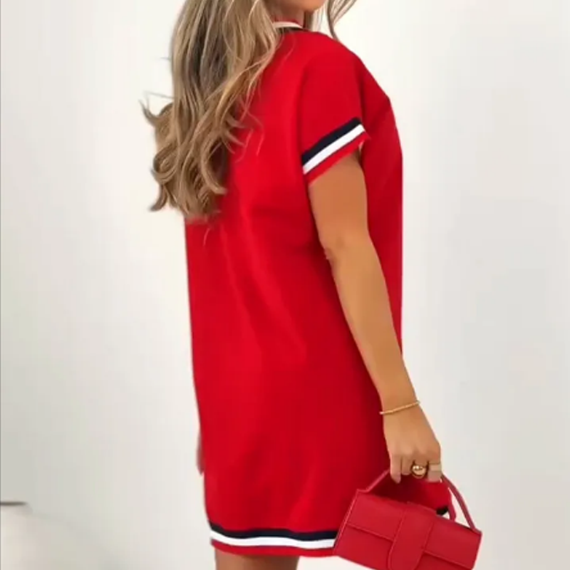 ⏳Spécial à durée limitée⏰🎊2025 Robe fendue à rayures tendance🎊