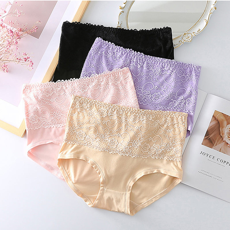 🤩Culotte taille haute en dentelle pour femmes grandes tailles