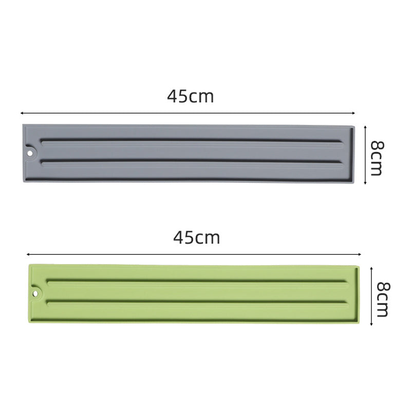 Tapis de rangement étroit en silicone pour la cuisine