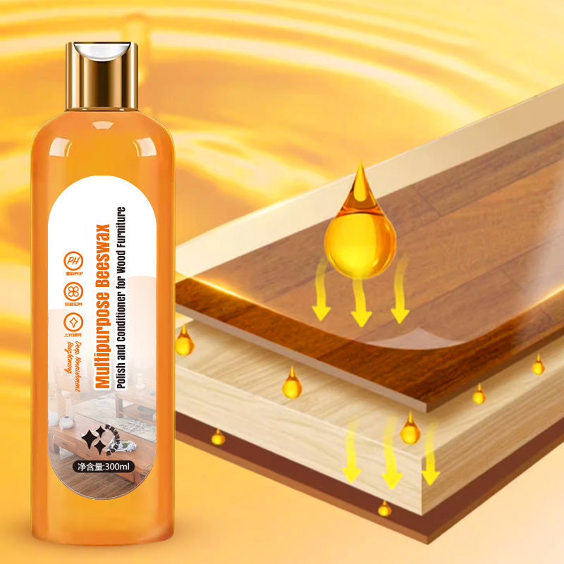 🌿Cire d'abeille polyvalente pour meubles en bois🐝✨