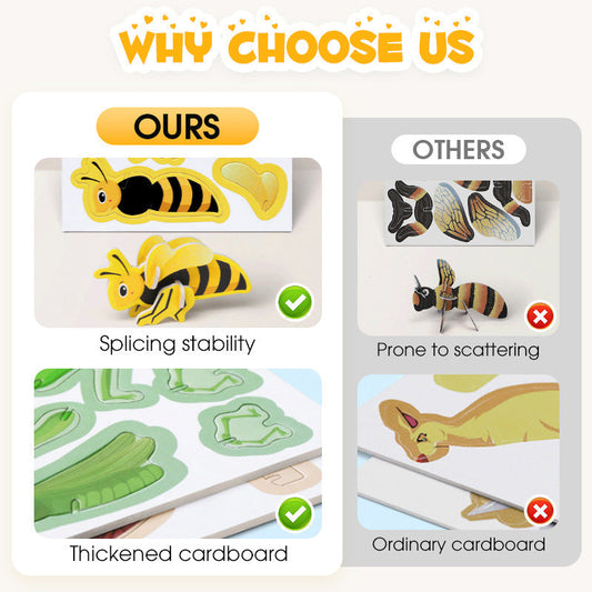 Puzzle Éducatif 3D pour Enfants