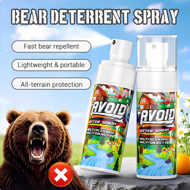 🎁Achetez 2 obtenez 1 gratuit🐻✨Spray répulsif puissant pour ours🌿Protection fiable en extérieur🛡️