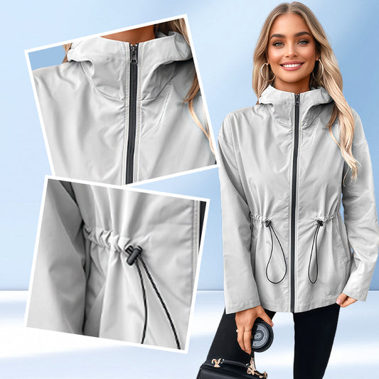 ⏳Spécial à durée limitée⏰Veste imperméable à capuche pour femmes🧥