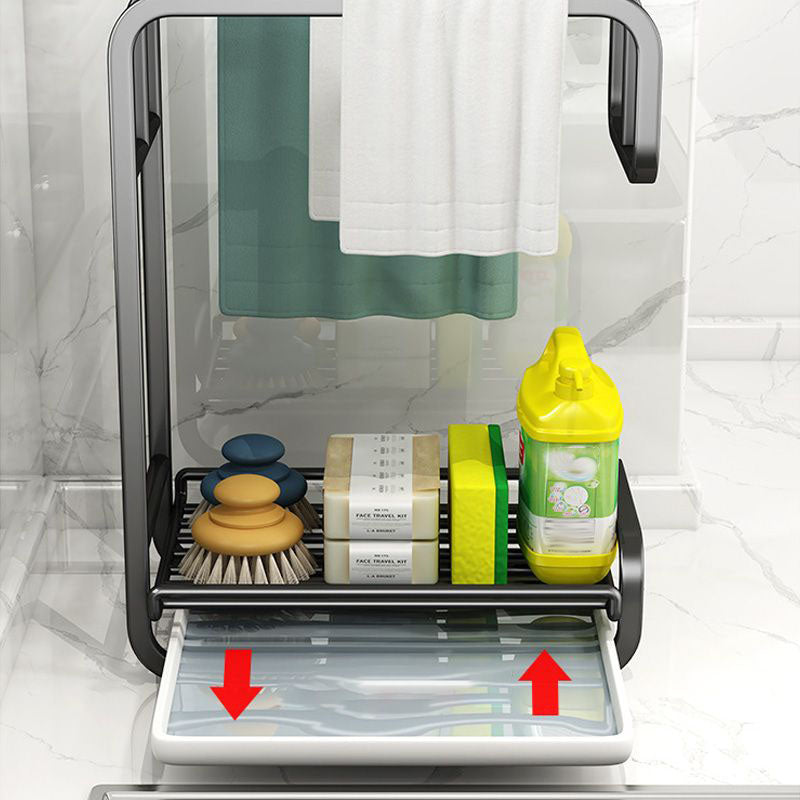 Organisateur de chiffons et étendoir de cuisine