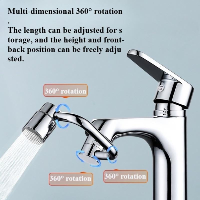 🏆Rallonge d’aérateur de robinet universel rotatif à 1080°💦🚀