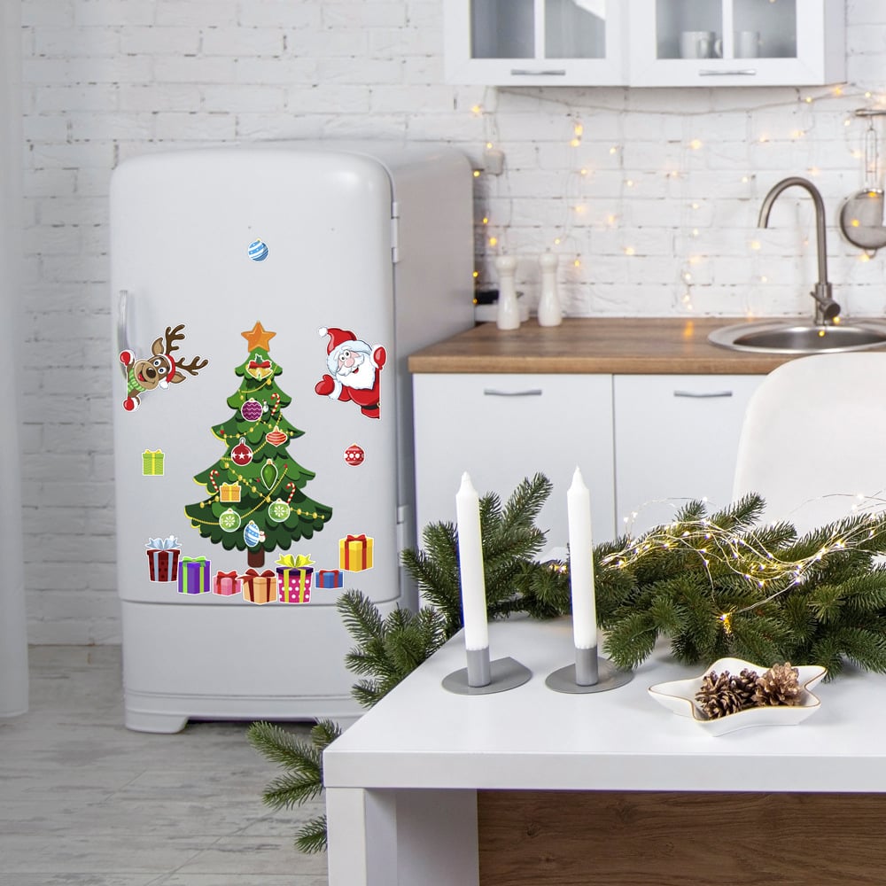 Autocollant magnétique sur le thème de Noël