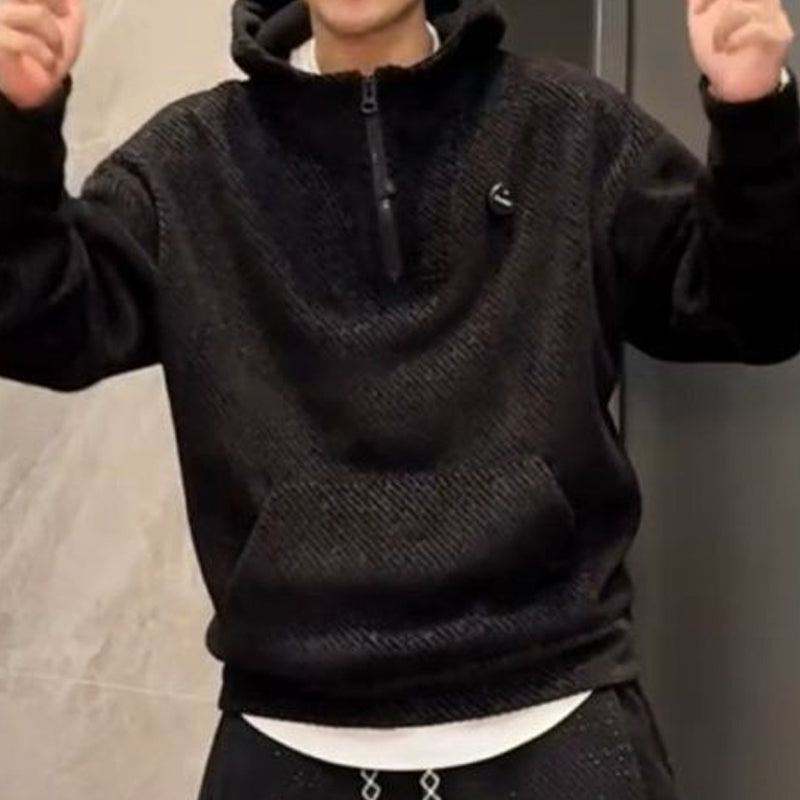 Ensemble 2 pièces élégant pour homme composé d'un sweat à capuche et d'un pantalon large
