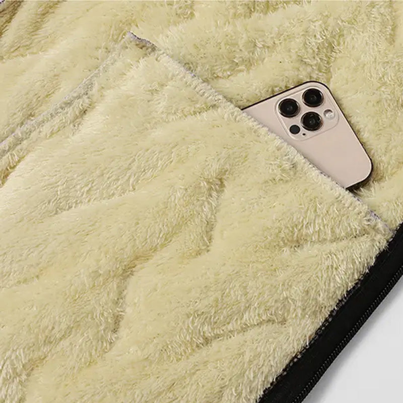 💖VENTE FLASH -50%✨️❄️Gilet matelassé décontracté sans manches unisexe avec doublure en polaire