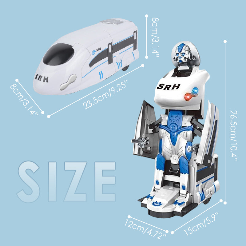 Jouet robot train transformable rechargeable
