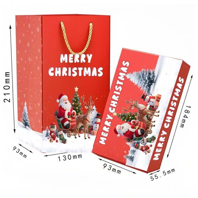 🎅Boîte cadeau de Noël pliable et rebondissante unique🎄