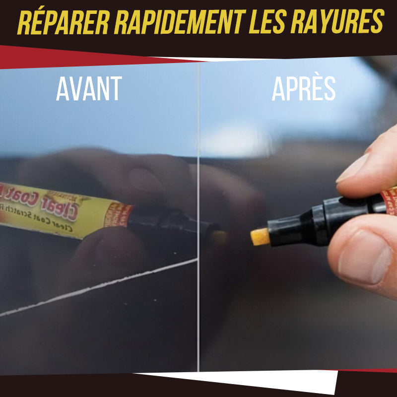 🚗 1 ACHETÉ = 1 OFFERT ! ✨ Stylo Réparateur Rayures - Comble Défauts en 60s 🛠️📦