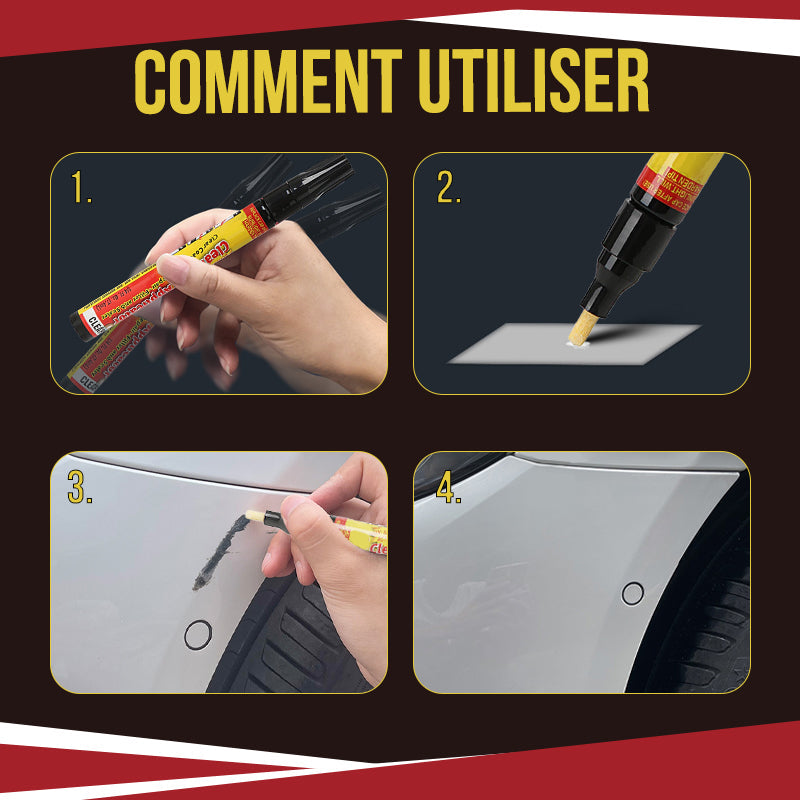 🚗 1 ACHETÉ = 1 OFFERT ! ✨ Stylo Réparateur Rayures - Comble Défauts en 60s 🛠️📦