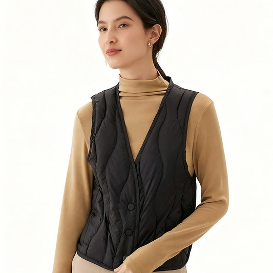 Gilet matelassé chaud pour femme