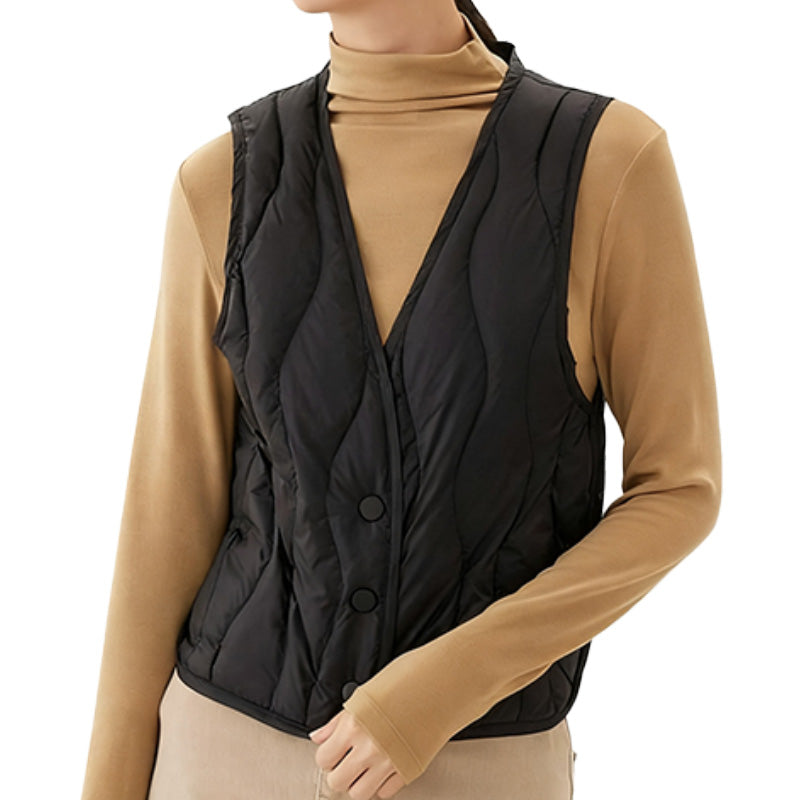Gilet matelassé chaud pour femme
