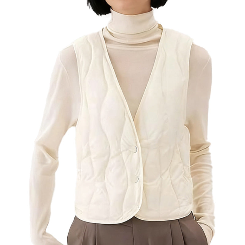 Gilet matelassé chaud pour femme