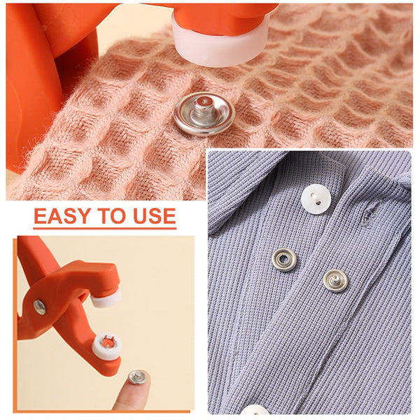 📢📢50 % de réduction!!!Kit d'outils pour boutons-pression en métal avec pinces de fixation