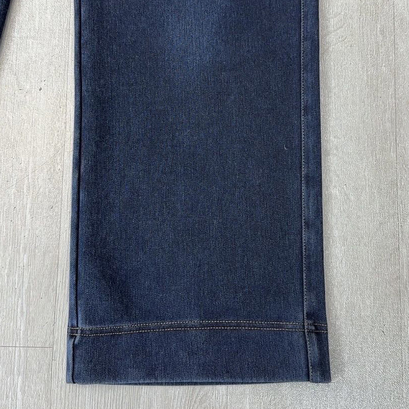 ⏳Spécial à durée limitée⏰Jean droit femme à ceinture élastique ajustable par cordon👖