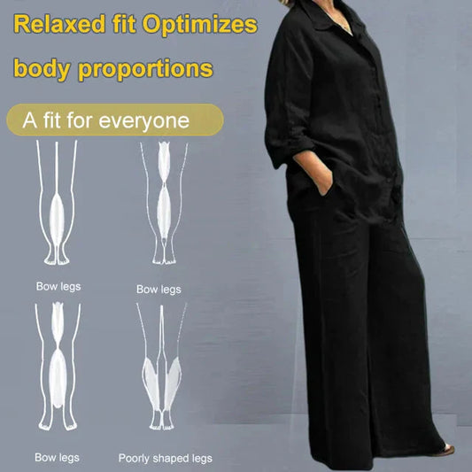 Costumes en coton et lin pour femmes à la mode✨