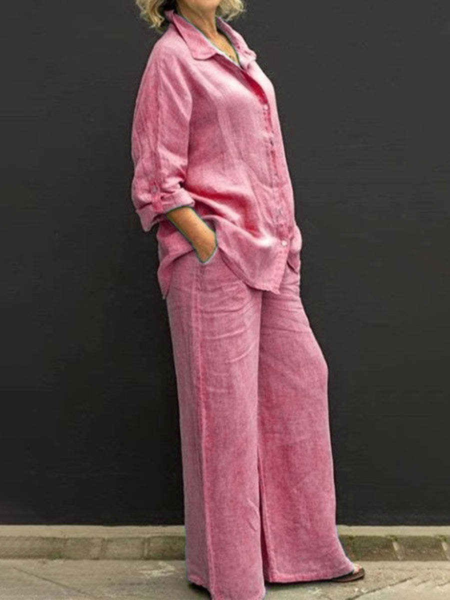Costumes en coton et lin pour femmes à la mode✨