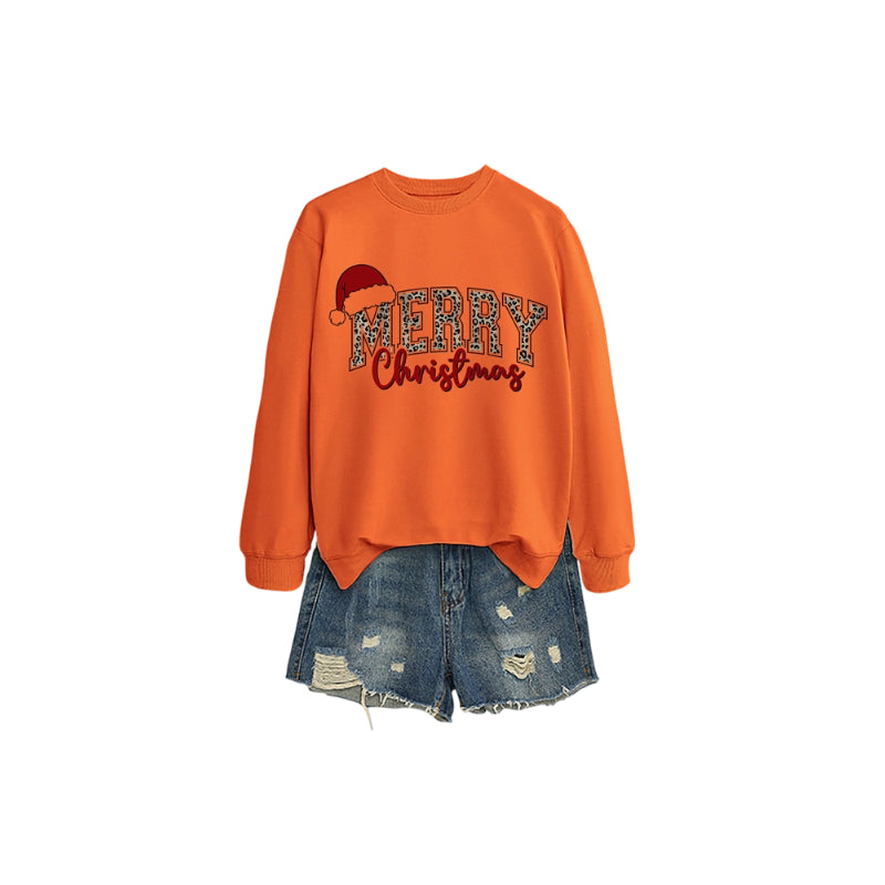 💖DERNIER JOUR DE PROMOTION - 50 % DE RÉDUCTION 💖 Sweat-shirt imprimé « Joyeux Noël » pour femme