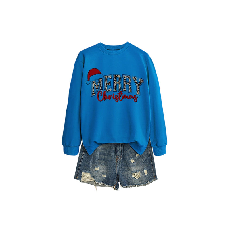 💖DERNIER JOUR DE PROMOTION - 50 % DE RÉDUCTION 💖 Sweat-shirt imprimé « Joyeux Noël » pour femme