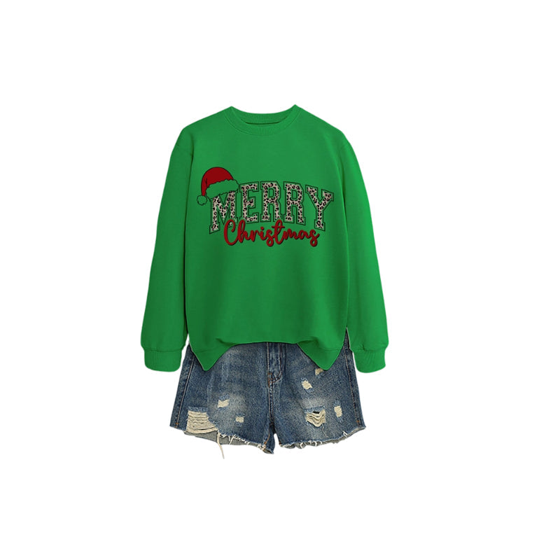💖DERNIER JOUR DE PROMOTION - 50 % DE RÉDUCTION 💖 Sweat-shirt imprimé « Joyeux Noël » pour femme