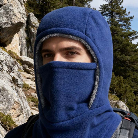 🧣 50% DE RÉDUCTION! ✨ Cagoule Unisexe Coupe-Vent - Matière Polaire Respirante avec Protection Visage Intégrale pour Sports d'Hiver ❄️🔒