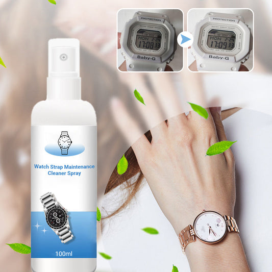 Spray nettoyant pour l'entretien des bracelets de montre