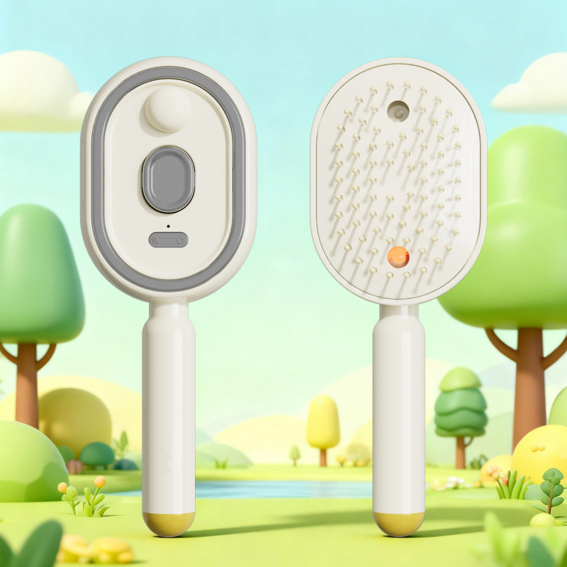 💆♀️ 50% DE RÉDUCTION ! 🎉 Brosse Électrique Cheveux – Spray Hydratant, Massage & Lissant Instantané ✨📦