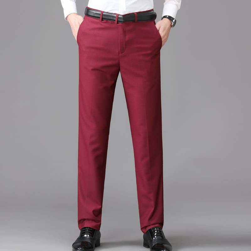 📢📢60 % de réduction !! ⏰Pantalon de costume classique léger et extensible pour homme