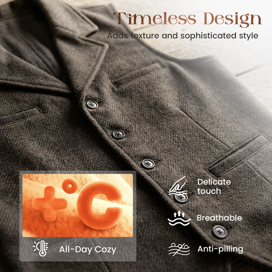 Gilet business décontracté slim fit pour homme