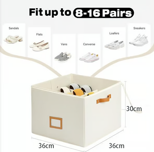 ⏳Durée limitée -50 %💥Organiseur à chaussures en tissu, boîte de rangement