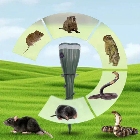 💐50% DE RÉDUCTION ! Répulsif Solaire Étanche à Vis contre les Taupes – Zéro Pile, Zéro Produit Chimique, Écologique 🌿🔁【Offre Limitée】