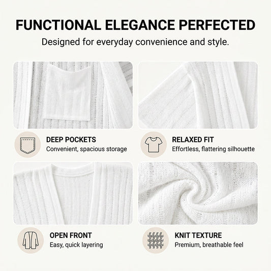 Cardigan d'été léger pour femme