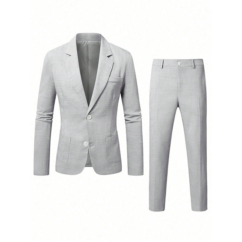 📢📢50 % DE RÉDUCTION !! ⏰ Costume 2 pièces ajusté pour homme