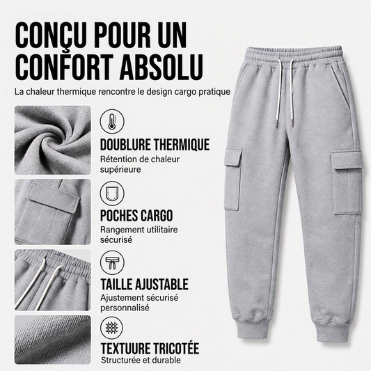 Joggers cargo amples pour homme avec cordon de serrage