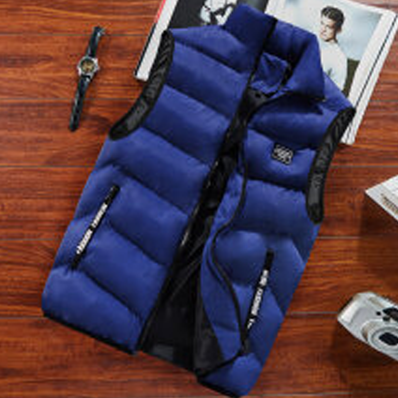 Gilet matelassé à col montant pour homme