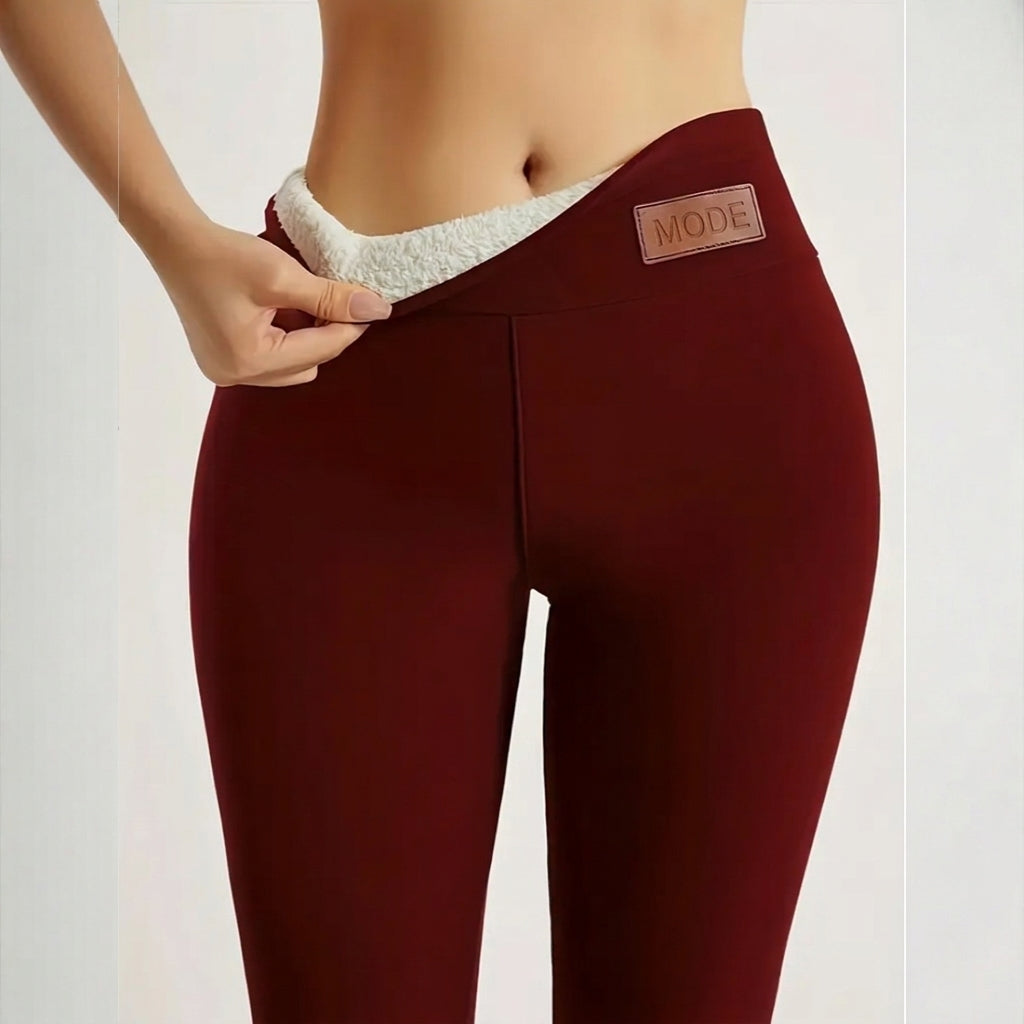 Pantalon de yoga thermique taille haute pour femmes