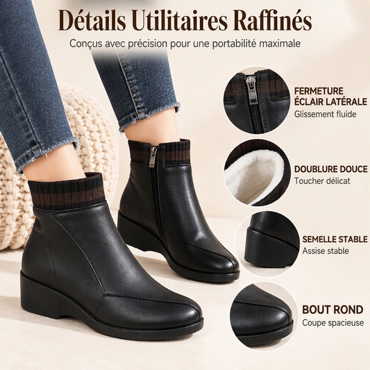 Bottes chaudes et antidérapantes confortables pour femmes