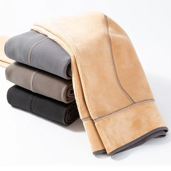 đ„Dernier jour 49 % de rĂ©ductionđ„Faux collants Ă©lastiques doublĂ©s de peluche chaude translucide
