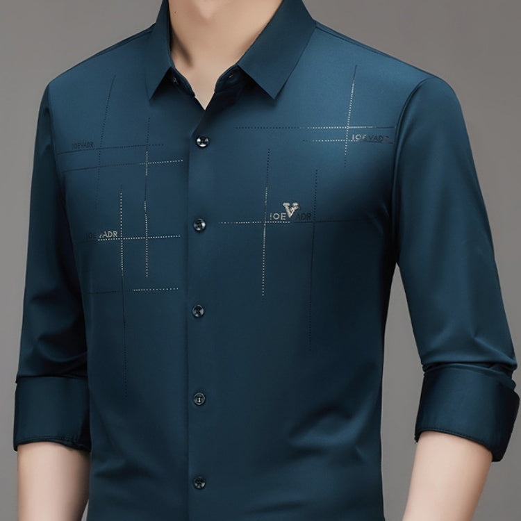 Chemise infroissable à manches longues pour hommes (49 % de réduction🔥Achetez-en 2 livraison gratuite)
