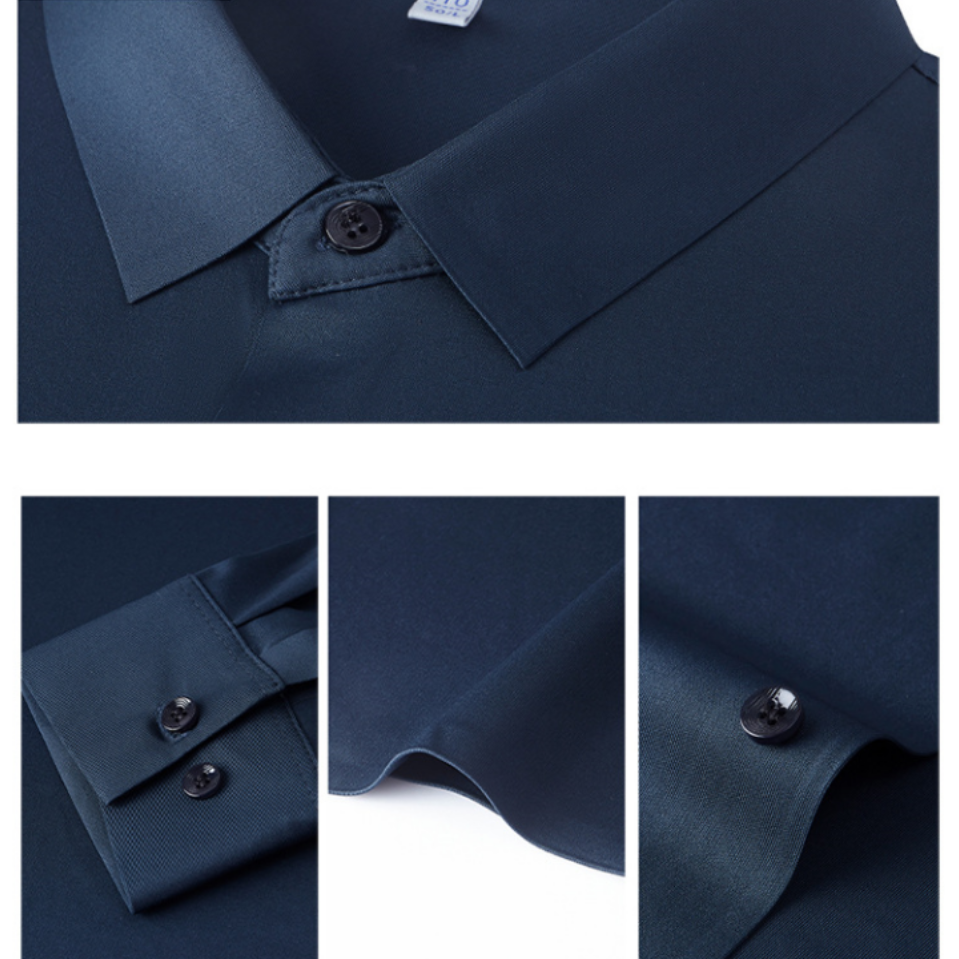 Chemise infroissable à manches longues pour hommes (49 % de réduction🔥Achetez-en 2 livraison gratuite)