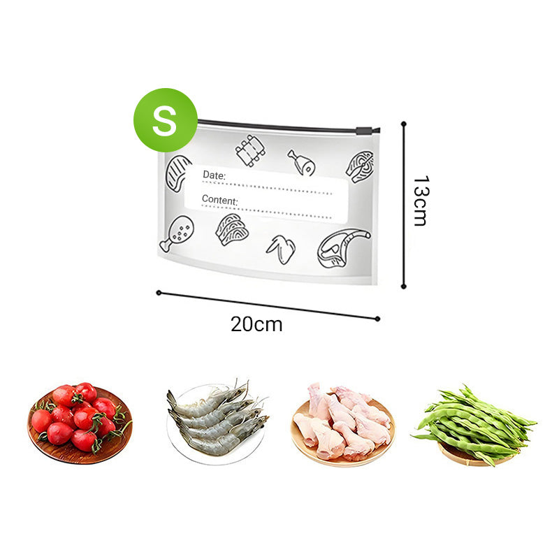 🥦 ACHETEZ 3 - RECEVEZ 2 GRATUITS ! ✨ Sacs de Conservation Aluminium Réutilisables - Garde les Aliments Frais Plus Longtemps, Écologiques et Lavables 🌱📦