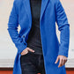 Veste de couleur unie à boucle simple pour hommes